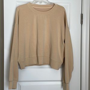 Lululemon perfectly oversized cropped sweatshirt